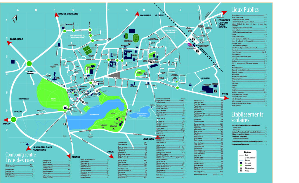 Plan de Combourg - Ville de Combourg