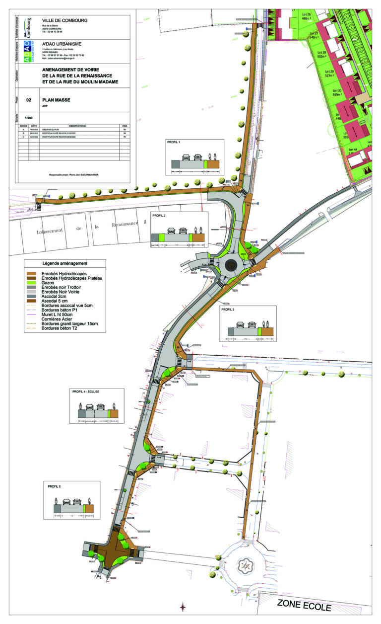 Lire la suite à propos de l’article Voirie urbaine : Rue de la Renaissance – Croix du Chenot