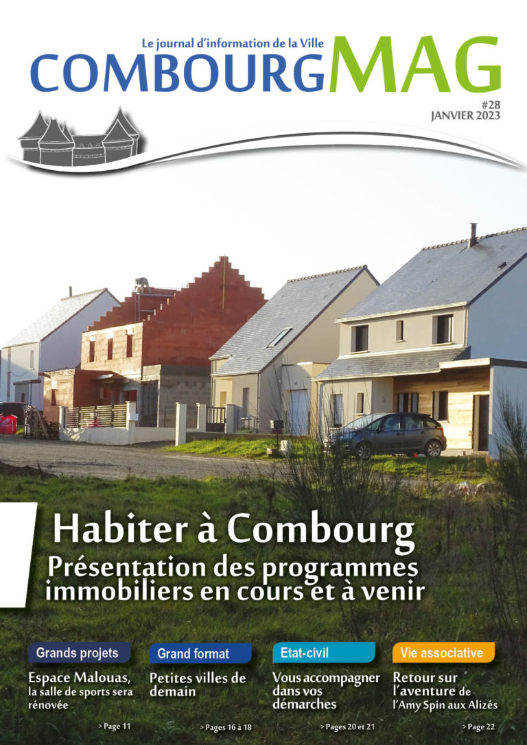 Lire la suite à propos de l’article Combourg Mag : le premier numéro de l’année est en ligne