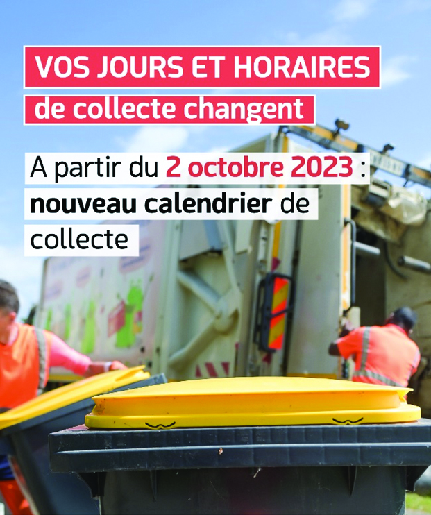 Lire la suite à propos de l’article Collecte des déchets : un nouveau calendrier de collecte