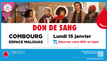 Don du sang – Lundi 15 janvier