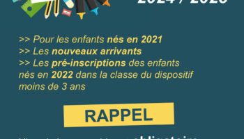 Inscriptions scolaires