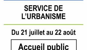 Service de l’urbanisme – Accueil uniquement le vendredi