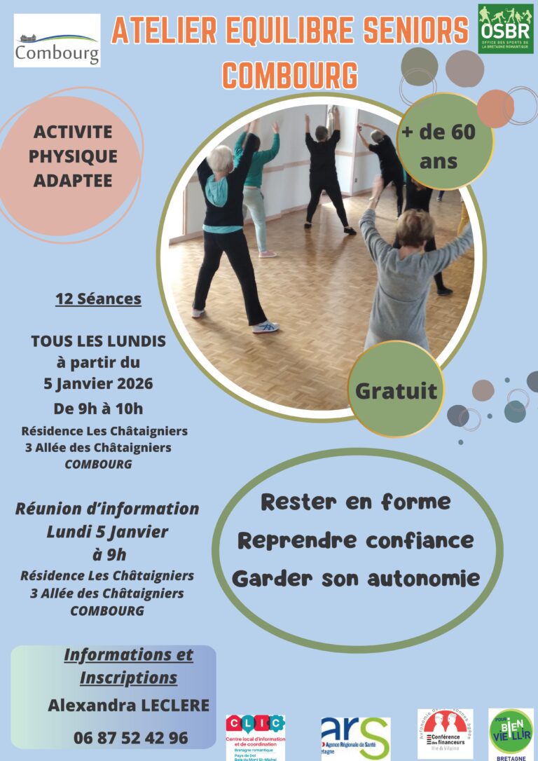 Lire la suite à propos de l’article Activité physique adaptée, Équilibre pour seniors