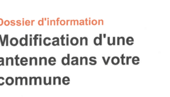 Antennes relais – Dossier d’information mairie