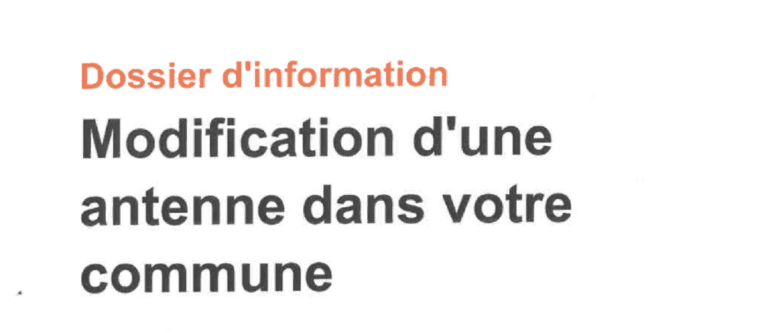 Lire la suite à propos de l’article Antennes relais – Dossier d’information mairie